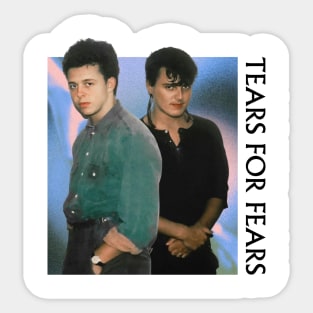 Vintage 80s Tears For Fears Sticker